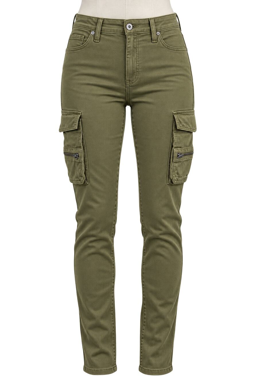 Good American Fatigue Green Skinny Utility Cargo Pants - Size 8/29